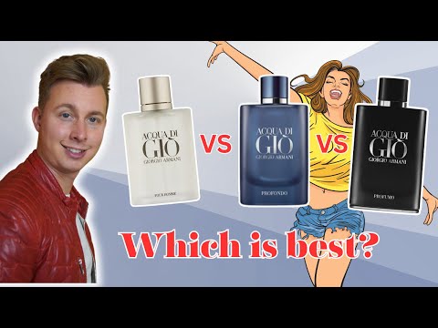 Acqua di Giò vs Profondo vs Profumo (Armani)