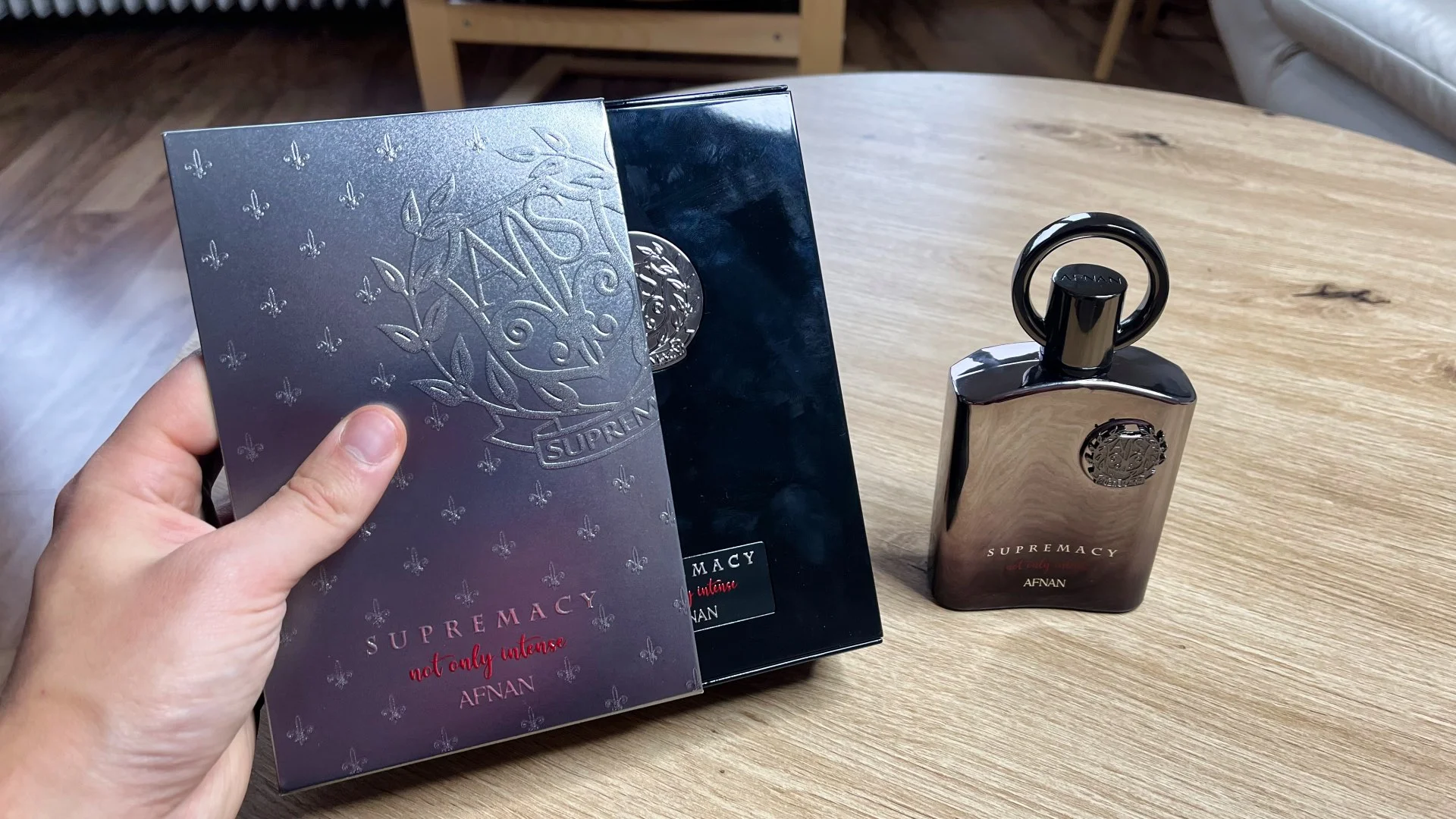 Afnan Supremacy Not Only Intense comes with great packaging